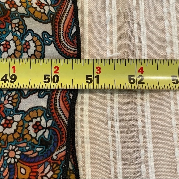 Sweet Storm Multicolor Sleeveless Patterned Maxi Dress Medium - Picture 10 of 10